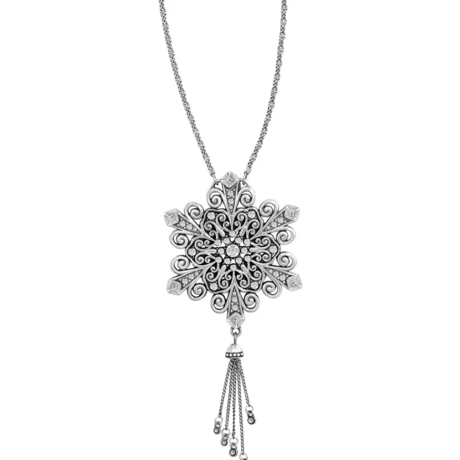 Necklaces>Brighton Iceblink Snowflake Necklace Silver