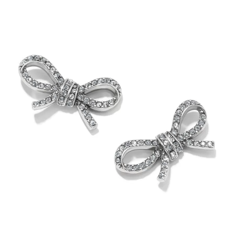 Earrings>Brighton Illumina Bow Post Earrings Silver