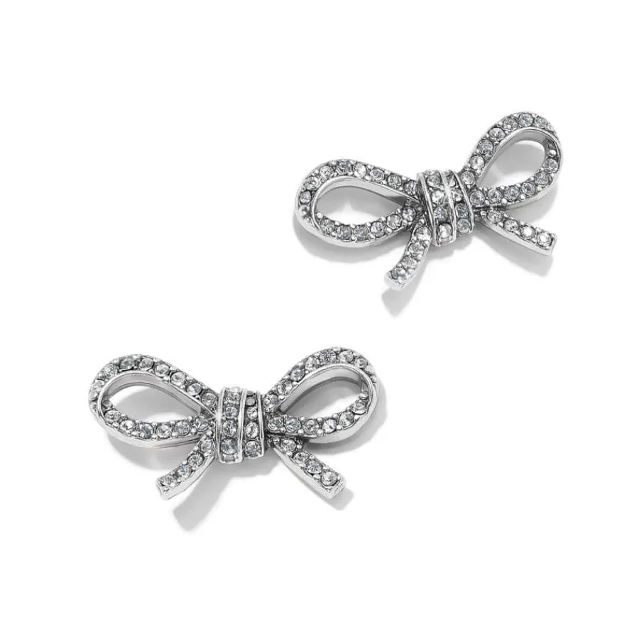 Earrings>Brighton Illumina Bow Post Earrings Silver