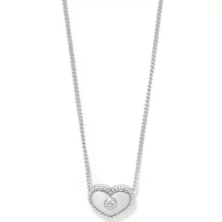 Necklaces>Brighton Illumina Celeste Heart Petite Necklace Silver