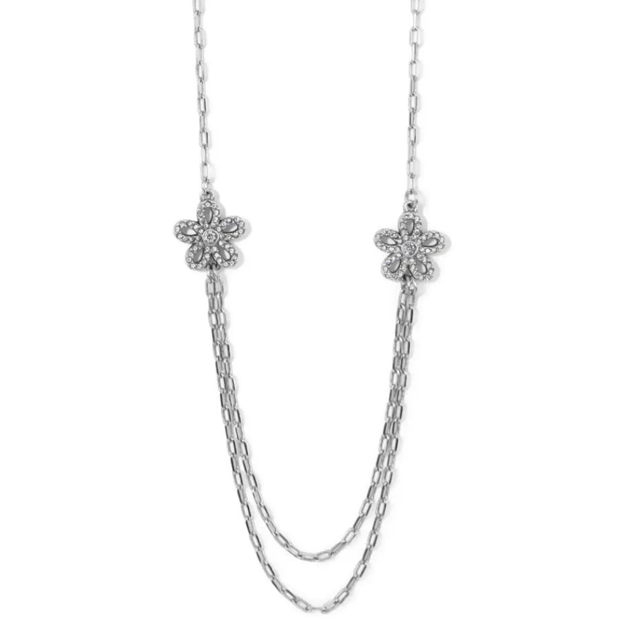 Necklaces>Brighton Illumina Daisy Multi Chain Necklace Silver