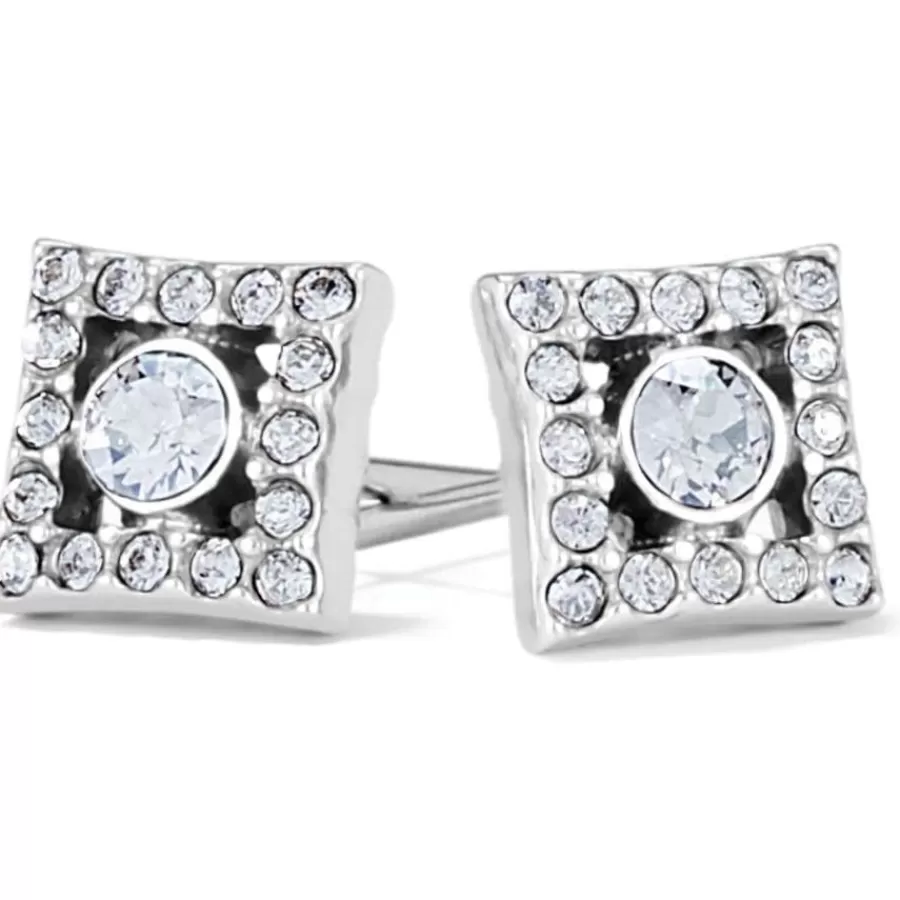 Earrings>Brighton Illumina Diamond Post Earrings Silver