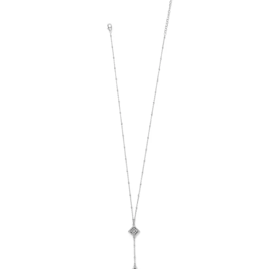 Necklaces>Brighton Illumina Diamond Y Necklace Silver