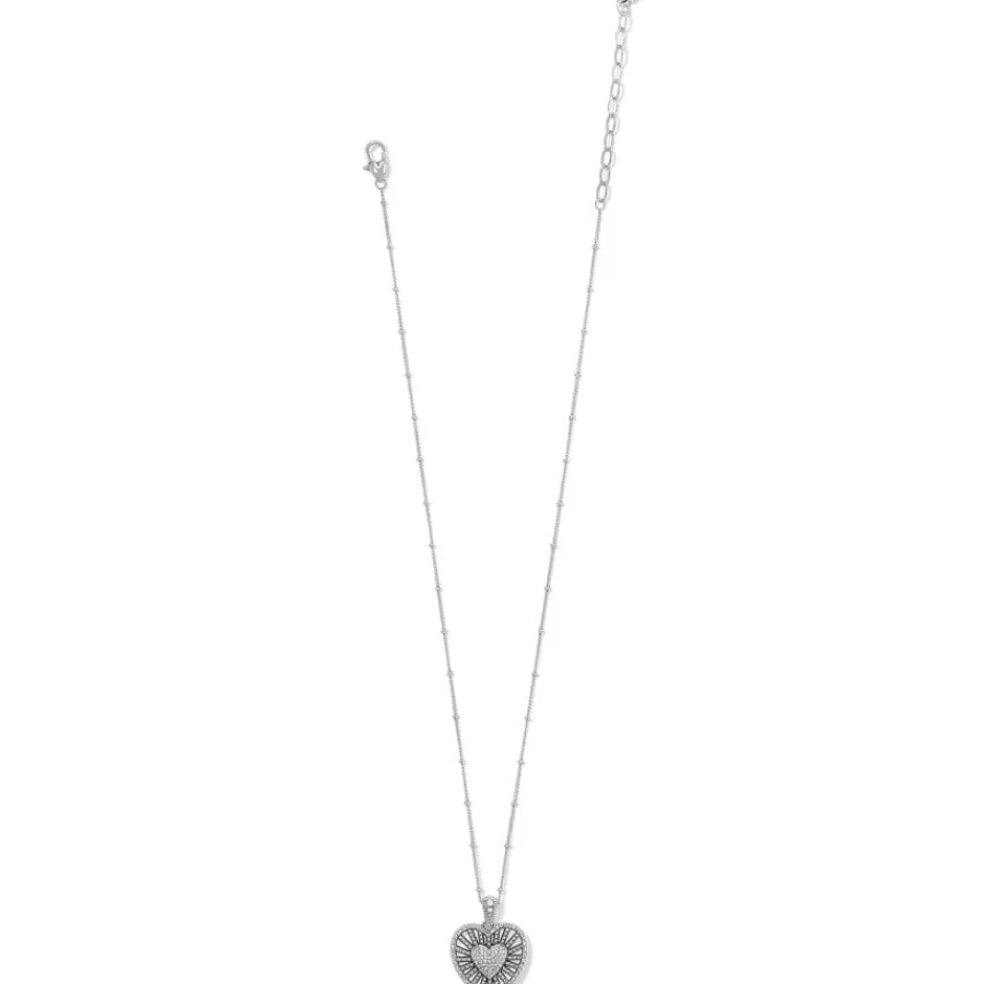 Necklaces>Brighton Illumina Heart Burst Necklace Silver