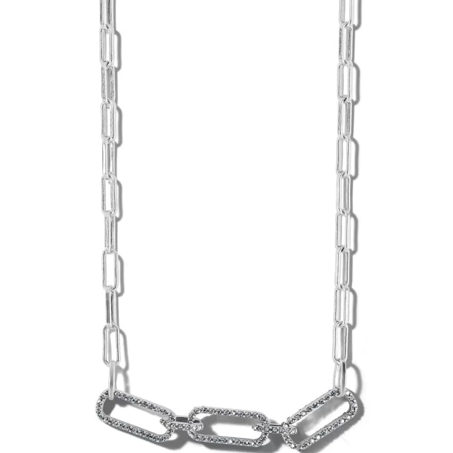 Necklaces>Brighton Illumina Lights Chain Linx Necklace Silver