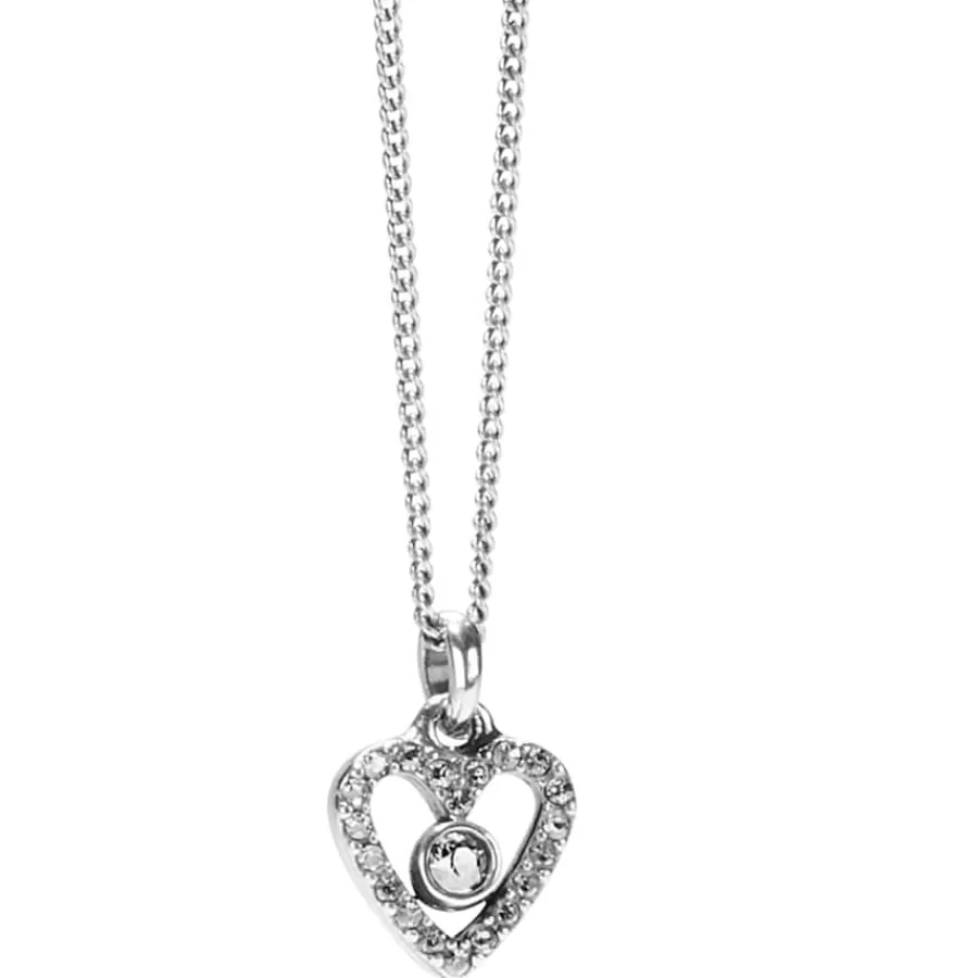 Necklaces>Brighton Illumina Love Mini Necklace Silver