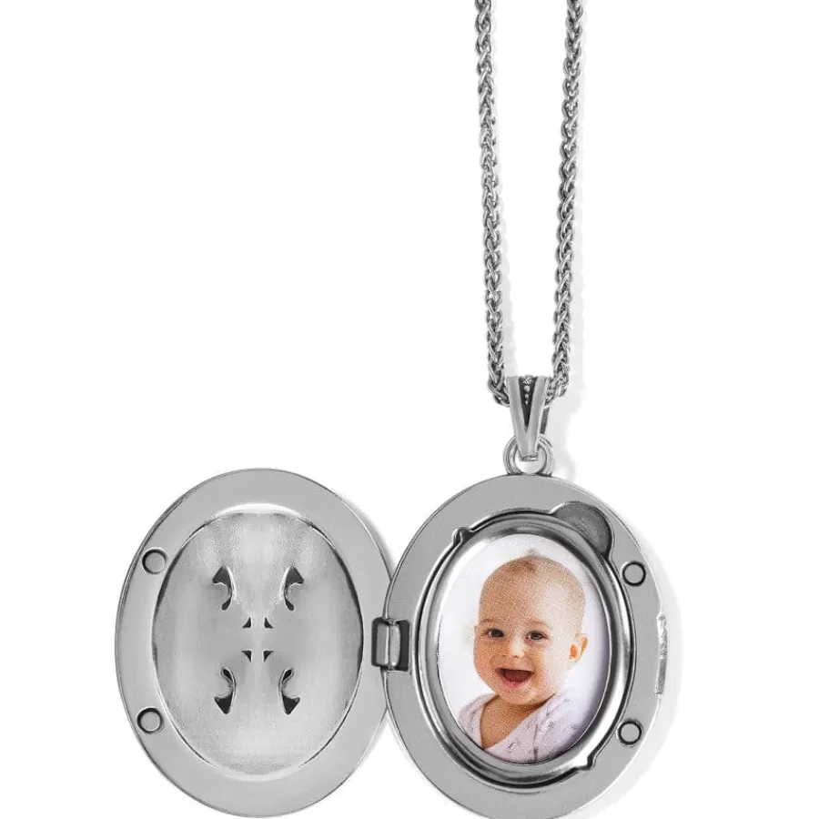 Necklaces | Photo Lockets>Brighton Illumina Majestic Locket Necklace Silver