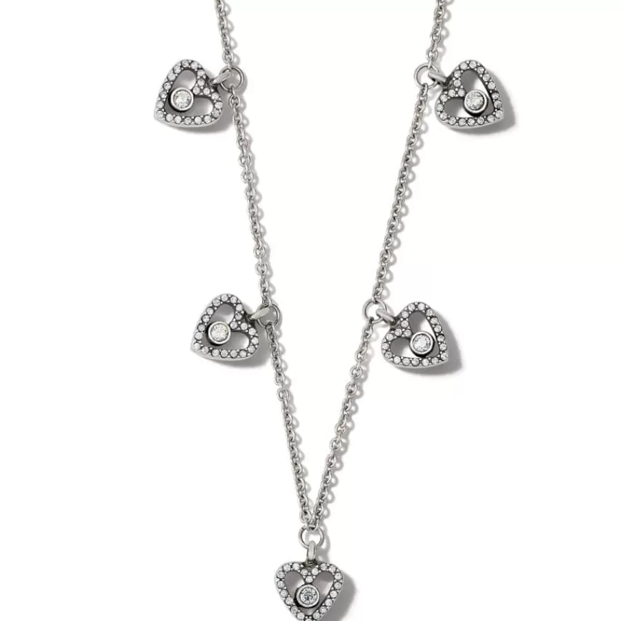 Necklaces>Brighton Illumina Petite Heart Collar Necklace Silver