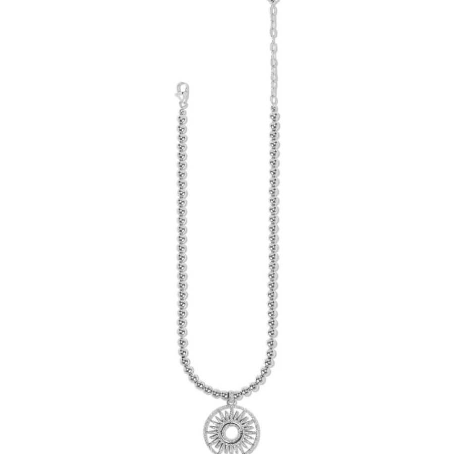 Necklaces>Brighton Illumina Sun Beaded Necklace Silver