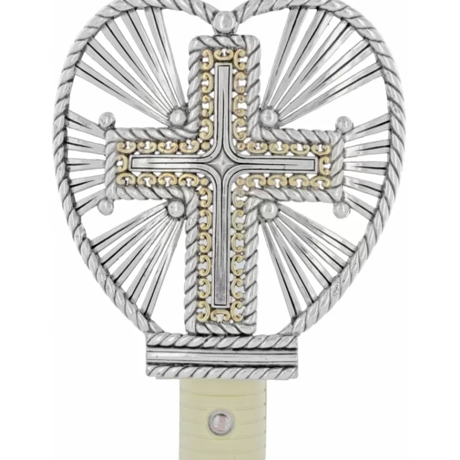 Office & Clocks>Brighton Illumination Cross Night Light Silver