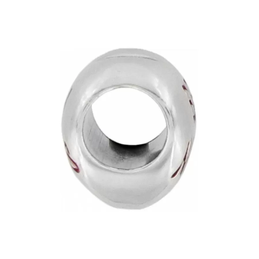 Beads & Spacers>Brighton I'm Yours Bead Silver-Red