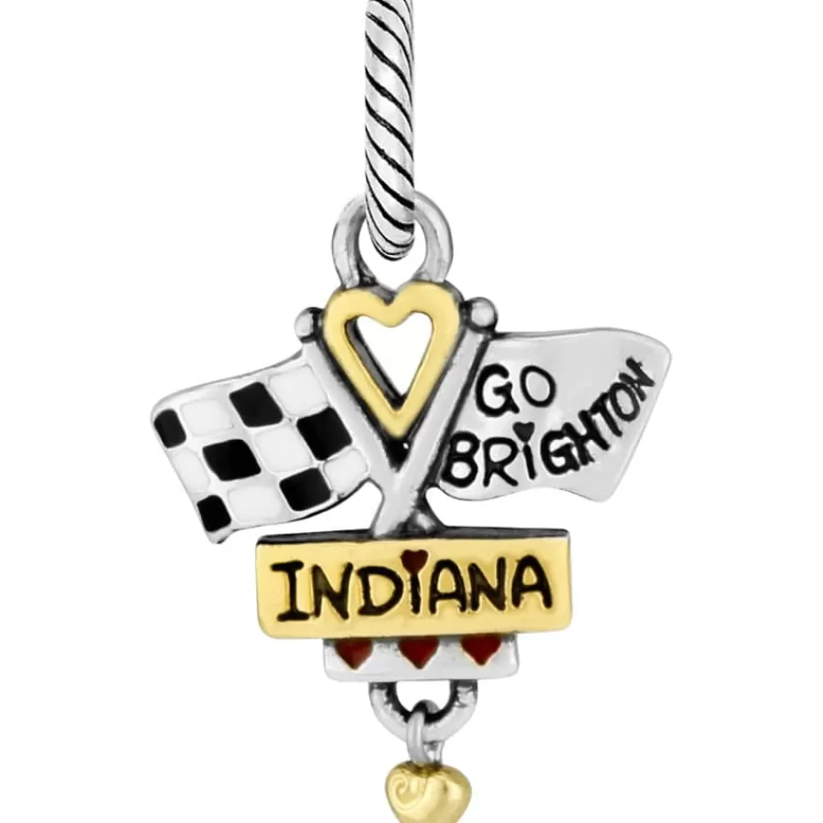 Charms>Brighton Indiana Charm Silver-Gold