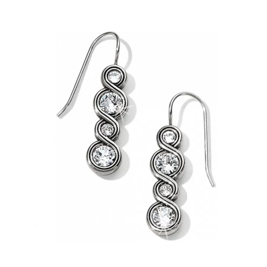 Earrings>Brighton Infinity Sparkle French Wire Earrings Silver