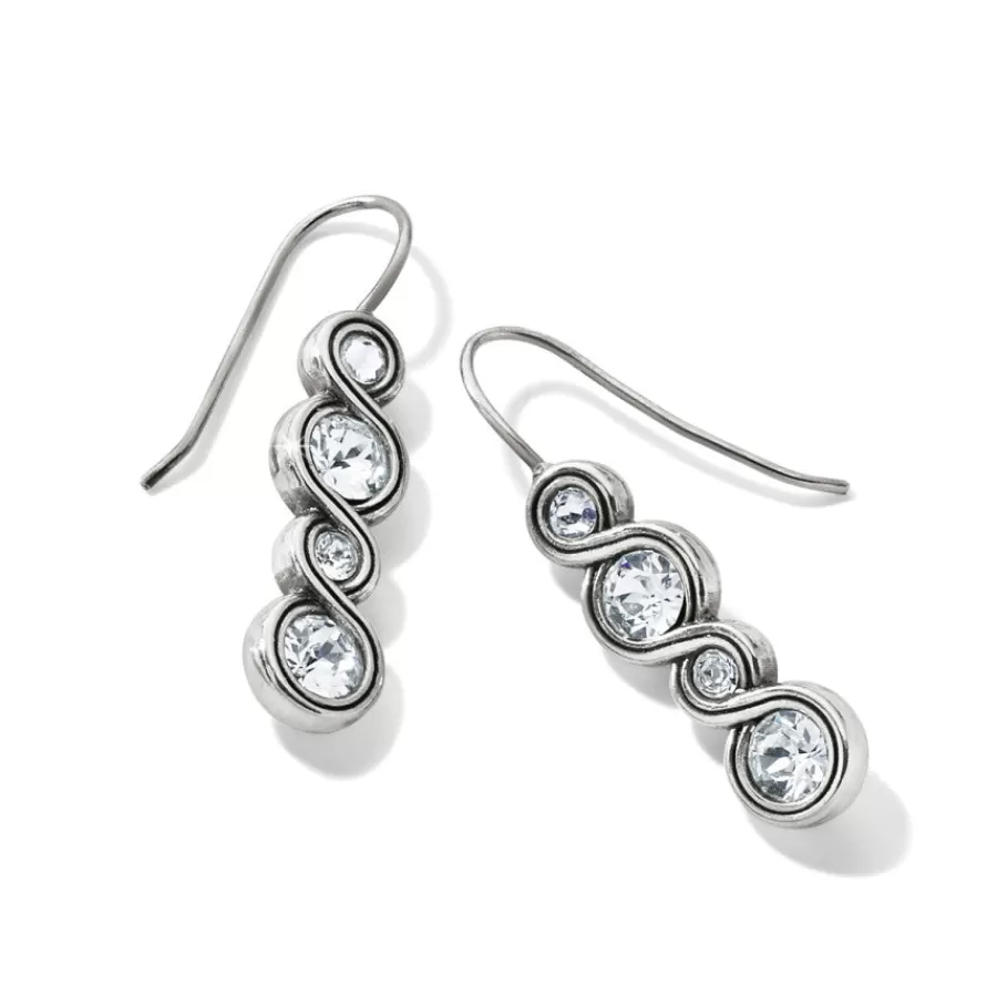 Earrings>Brighton Infinity Sparkle French Wire Earrings Silver