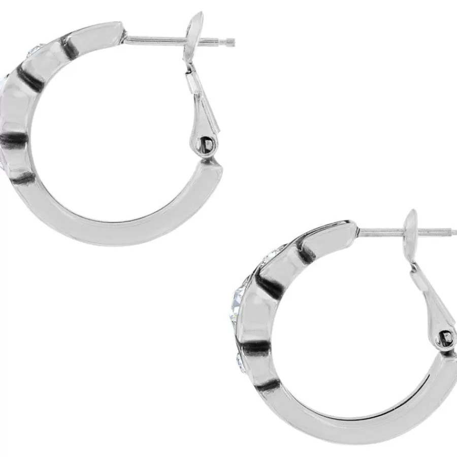 Earrings>Brighton Infinity Sparkle Hoop Earrings Silver