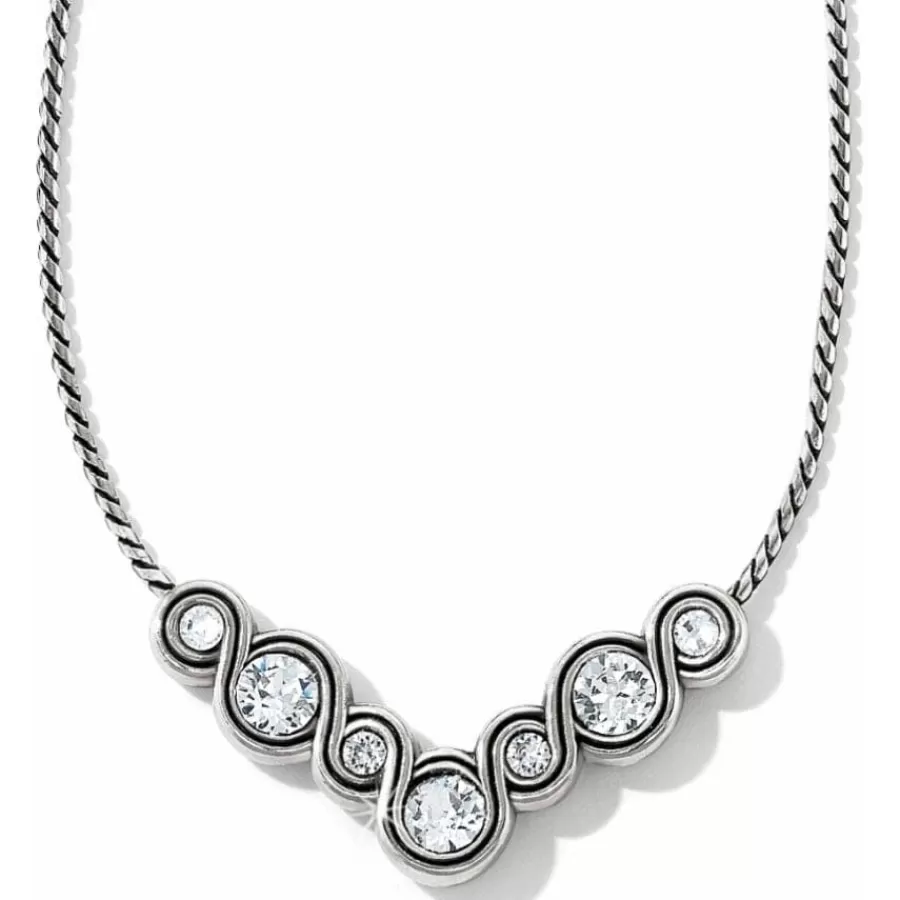 Necklaces>Brighton Infinity Sparkle Necklace Silver