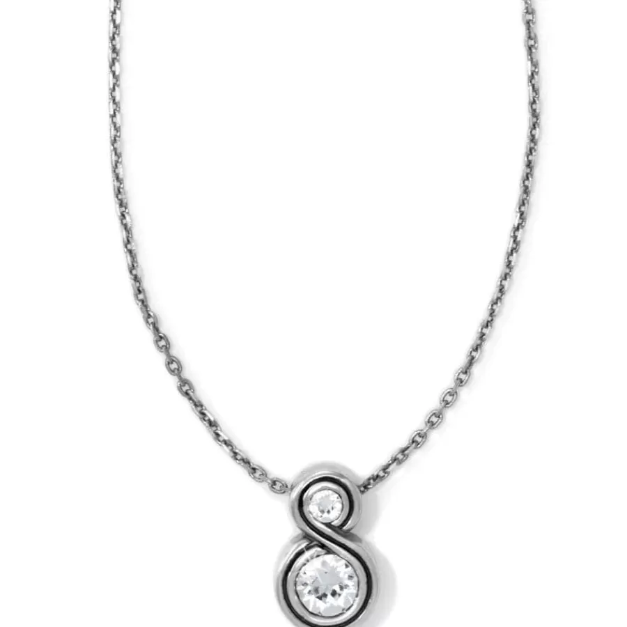 Necklaces>Brighton Infinity Sparkle Petite Necklace Silver