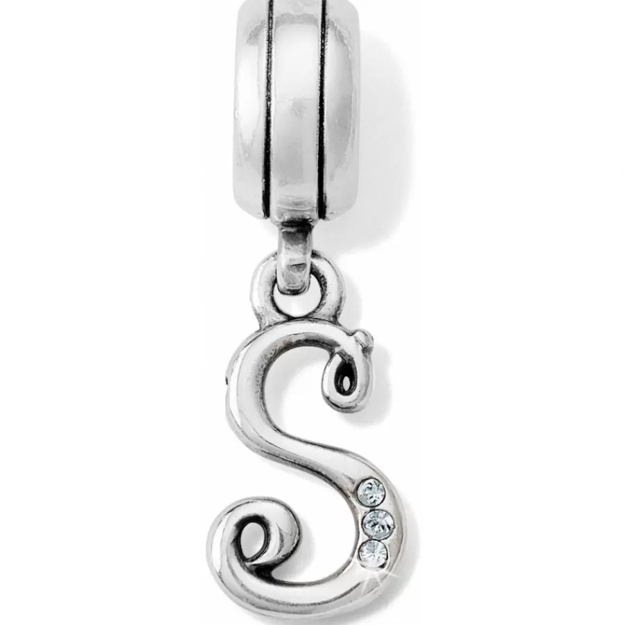 Charms>Brighton Initially Yours Charm Silver