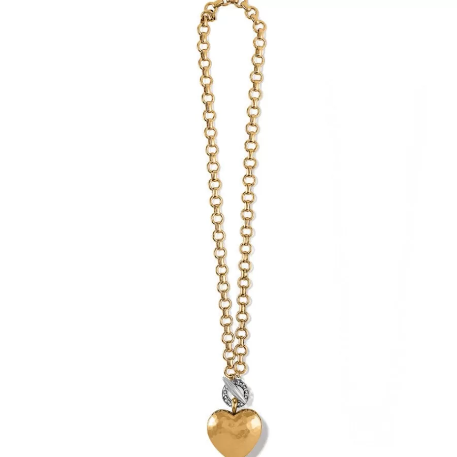 Necklaces>Brighton Inner Circle Heart Toggle Necklace