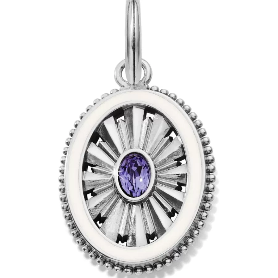 Charms>Brighton Inner Shine Amulet Silver-Blue