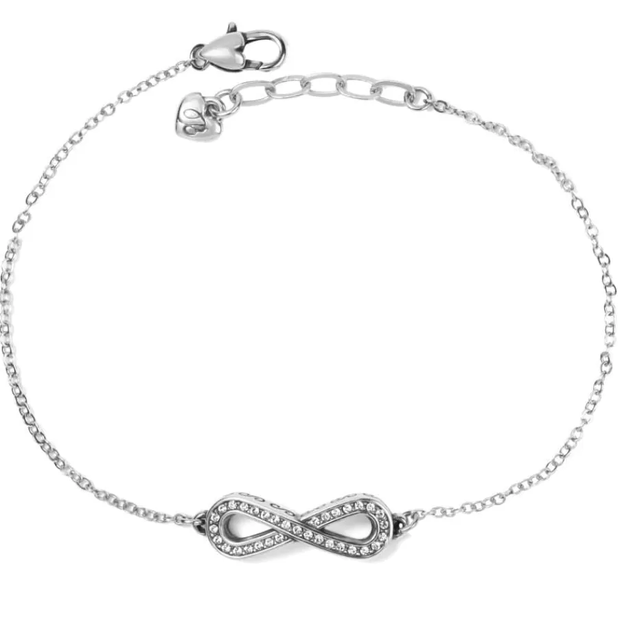 Anklets>Brighton Inner Shine Forever Anklet Silver