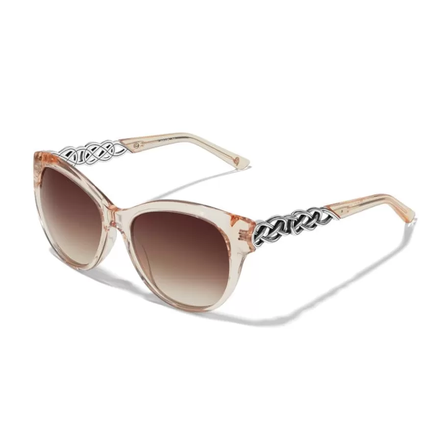 Sunglasses & More>Brighton Interlok Braid Sunglasses Rosewater