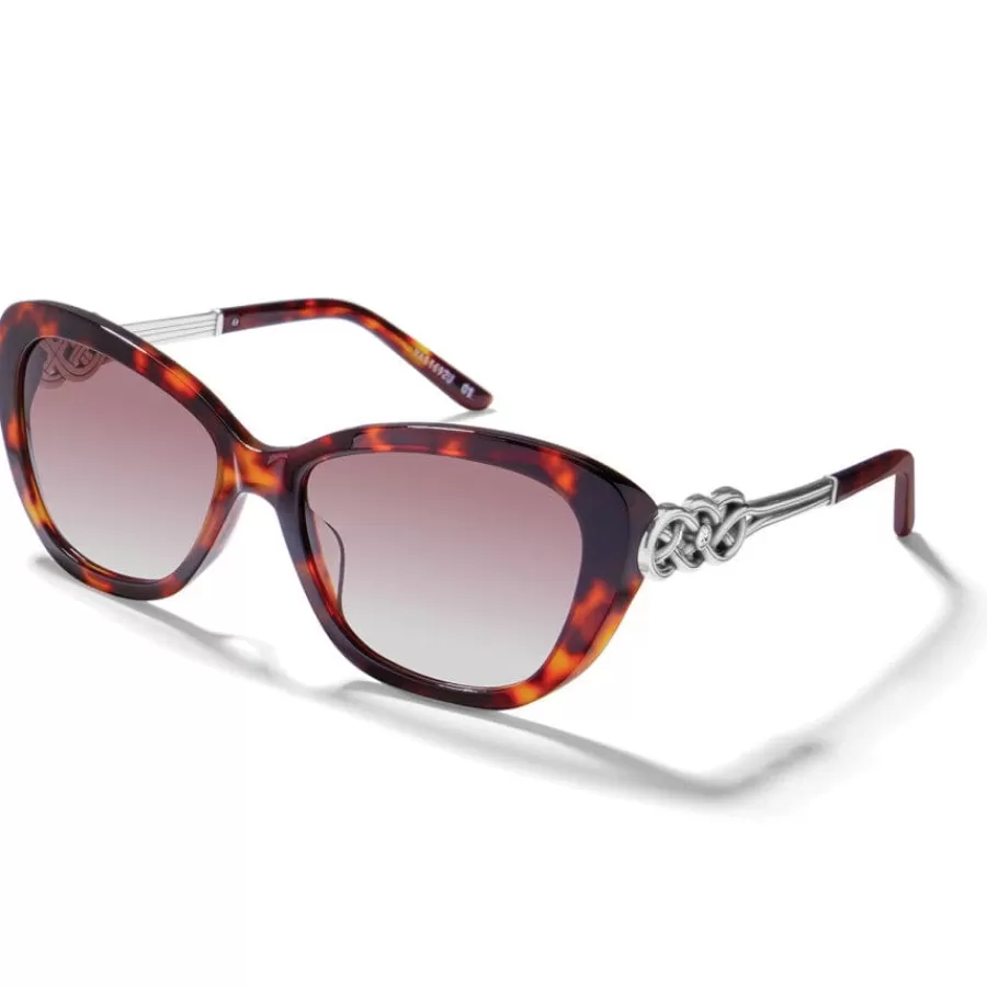 Sunglasses & More>Brighton Interlok Cascade Sunglasses Tortoise