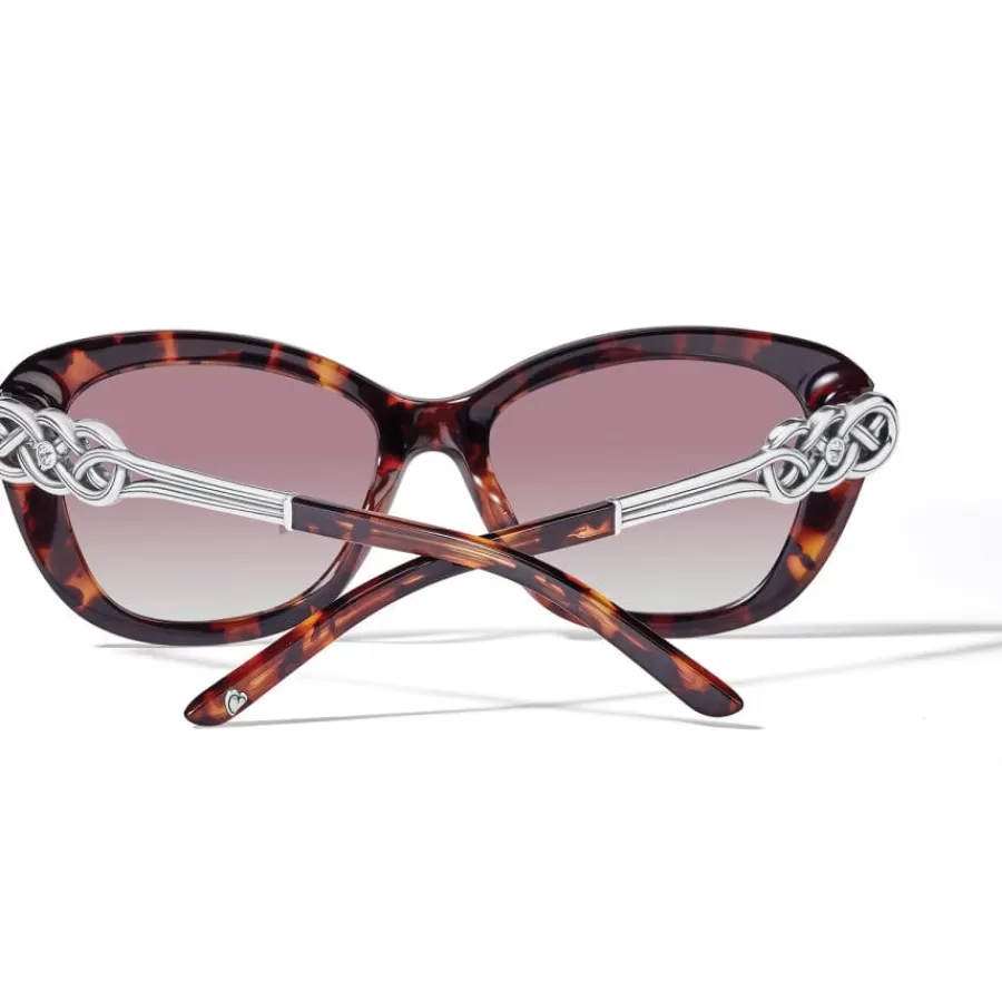 Sunglasses & More>Brighton Interlok Cascade Sunglasses Tortoise