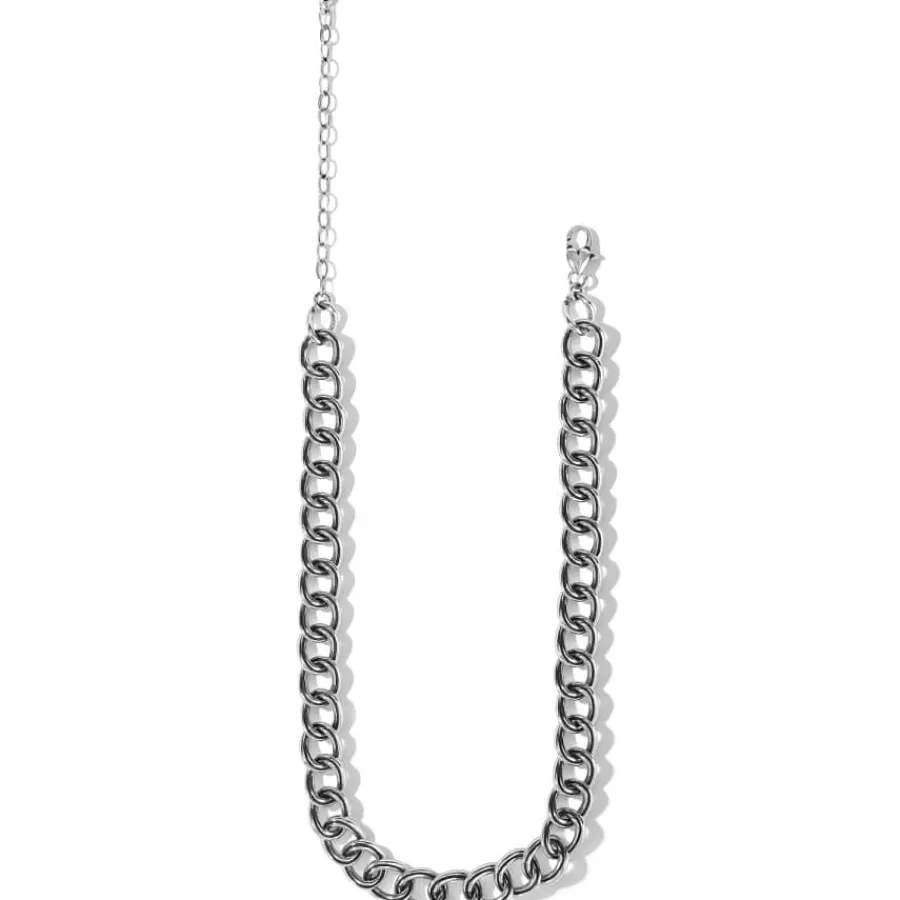 Necklaces>Brighton Interlok Chain Collar Necklace Silver