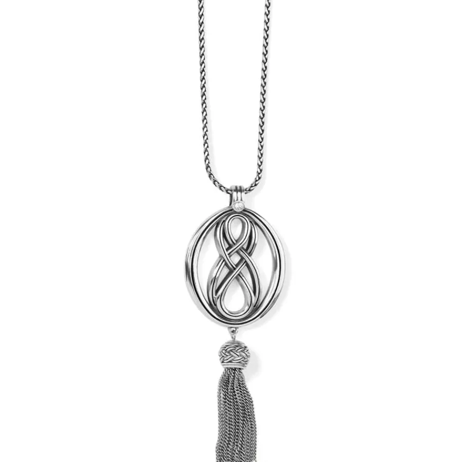 Necklaces>Brighton Interlok Embrace Convertible Necklace Silver