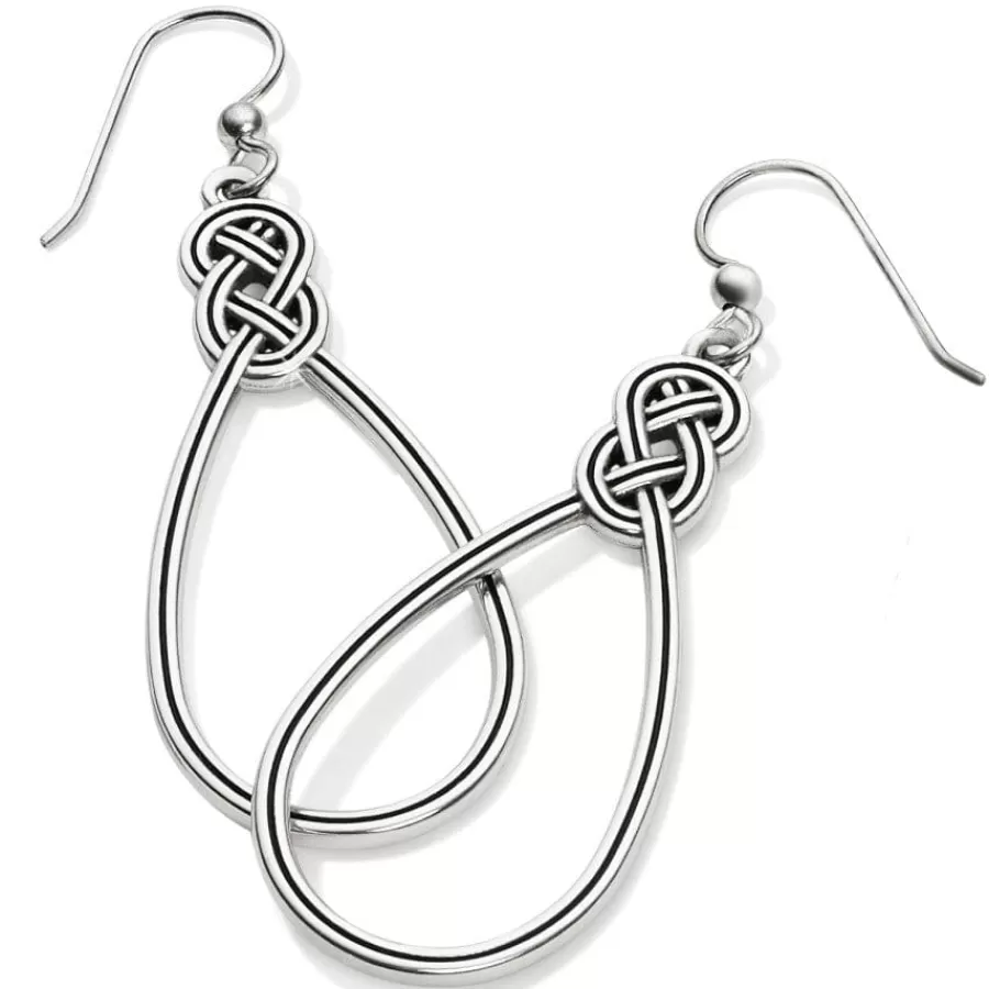 Earrings>Brighton Interlok French Wire Earrings Silver