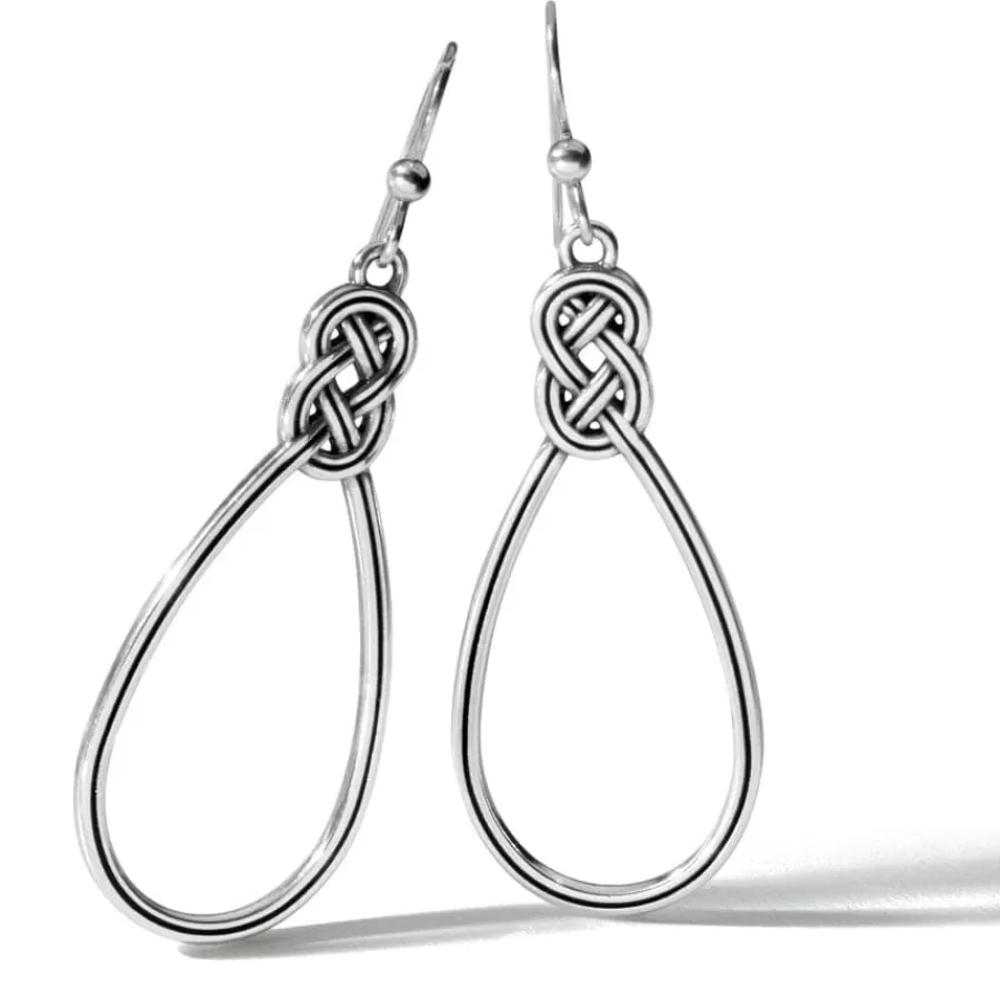 Earrings>Brighton Interlok French Wire Earrings Silver