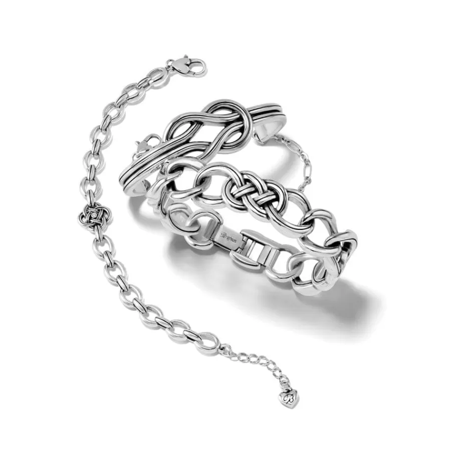 Bracelets>Brighton Interlok Harmony Bold Bar Bracelet Silver