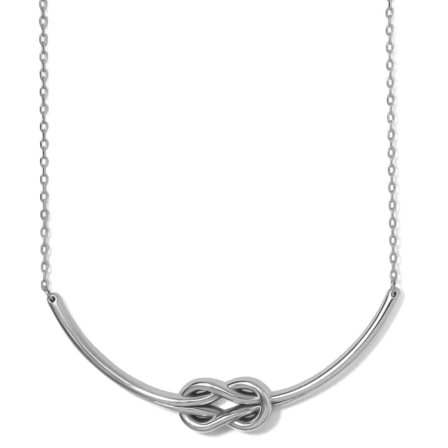 Necklaces>Brighton Interlok Harmony Collar Necklace Silver