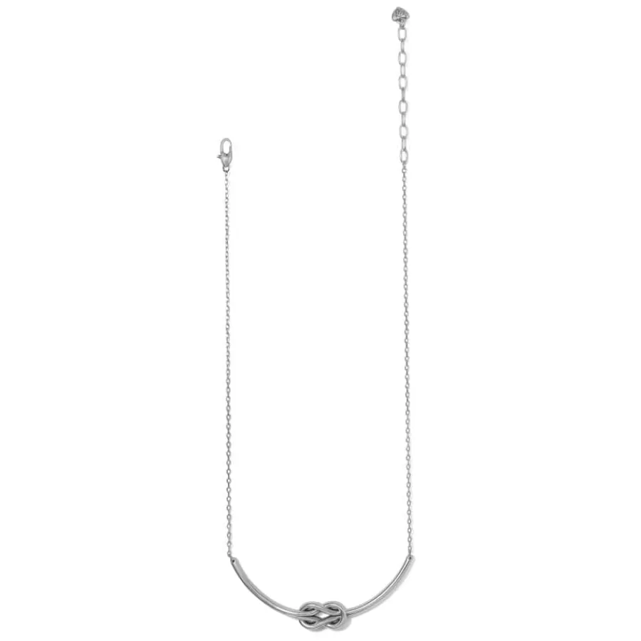 Necklaces>Brighton Interlok Harmony Collar Necklace Silver