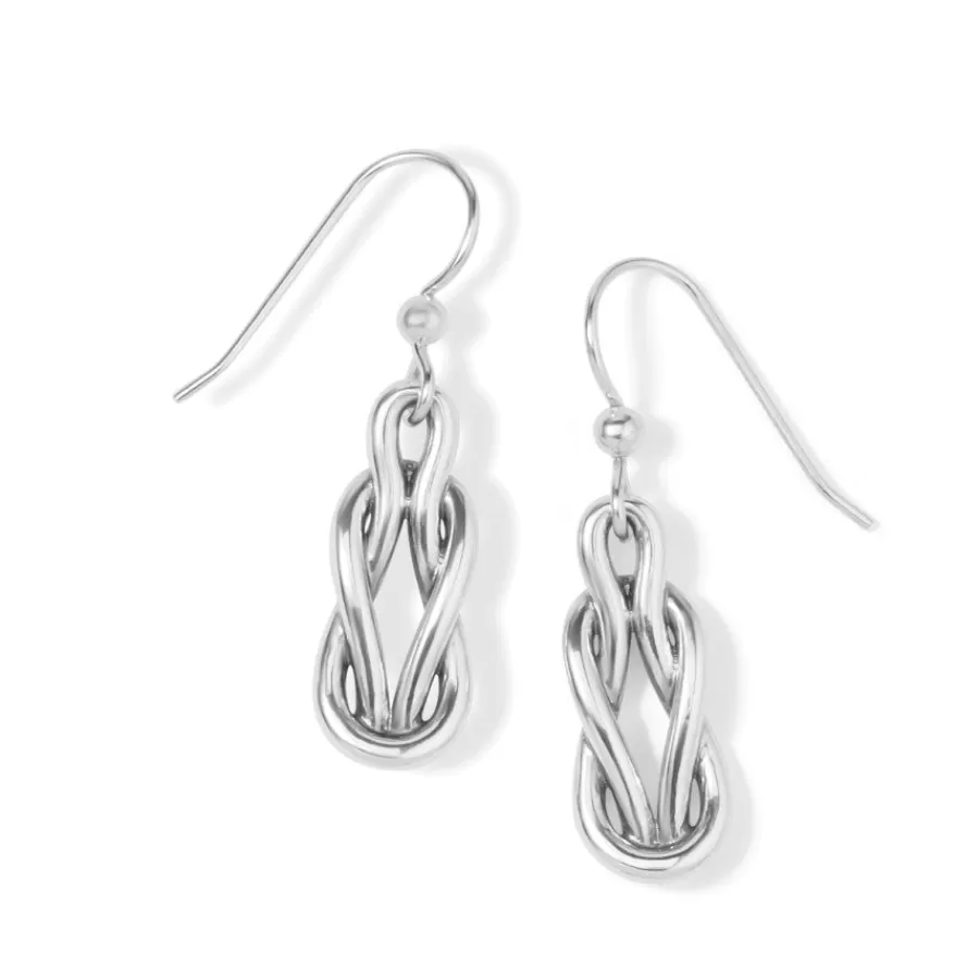 Earrings>Brighton Interlok Harmony French Wire Earrings Silver