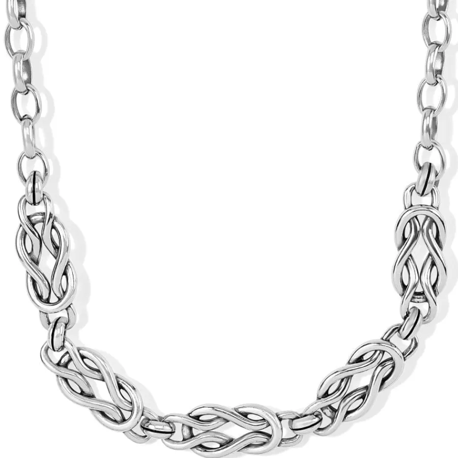 Necklaces>Brighton Interlok Harmony Link Necklace Silver