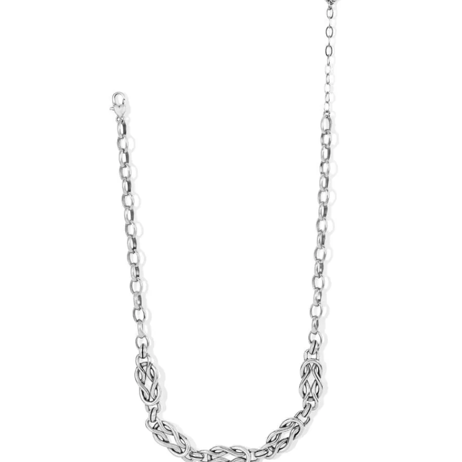 Necklaces>Brighton Interlok Harmony Link Necklace Silver