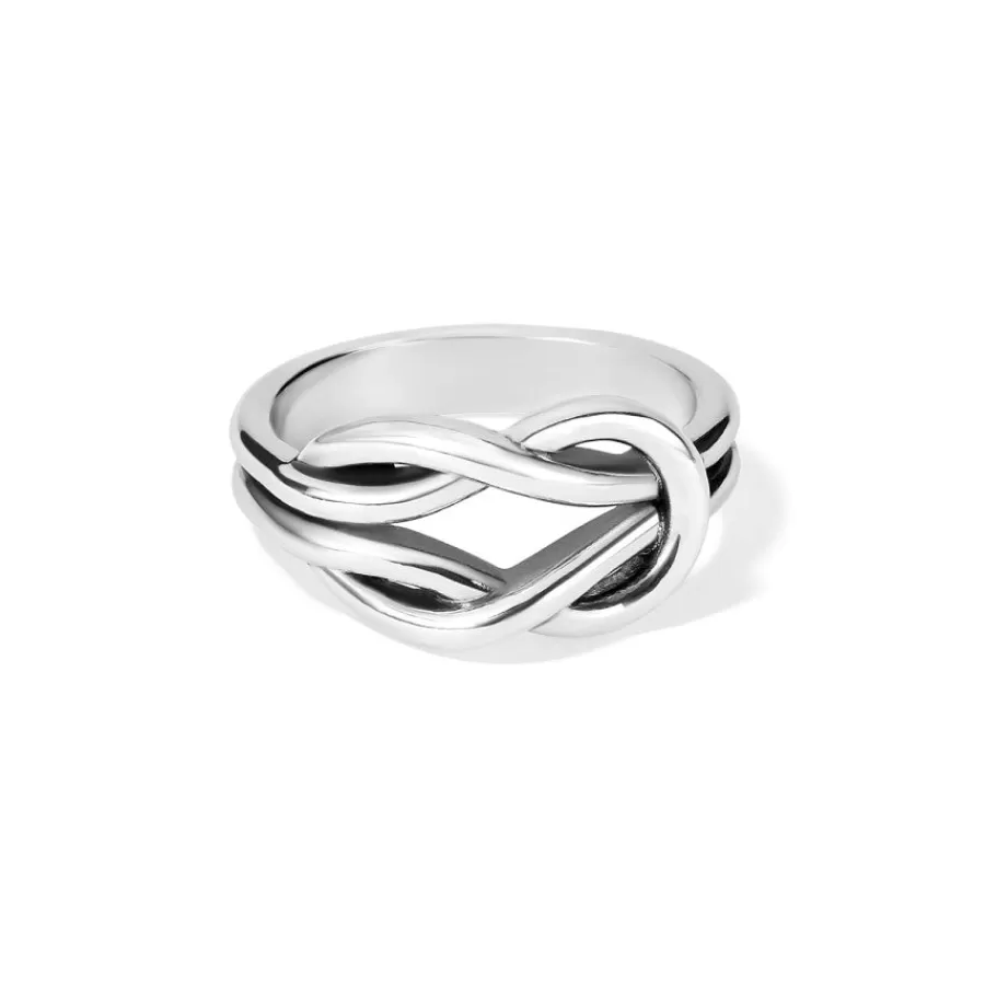 Rings>Brighton Interlok Harmony Ring Silver