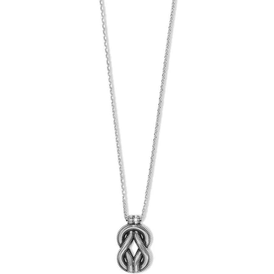 Necklaces>Brighton Interlok Harmony Two Tone Necklace Silver-Gold