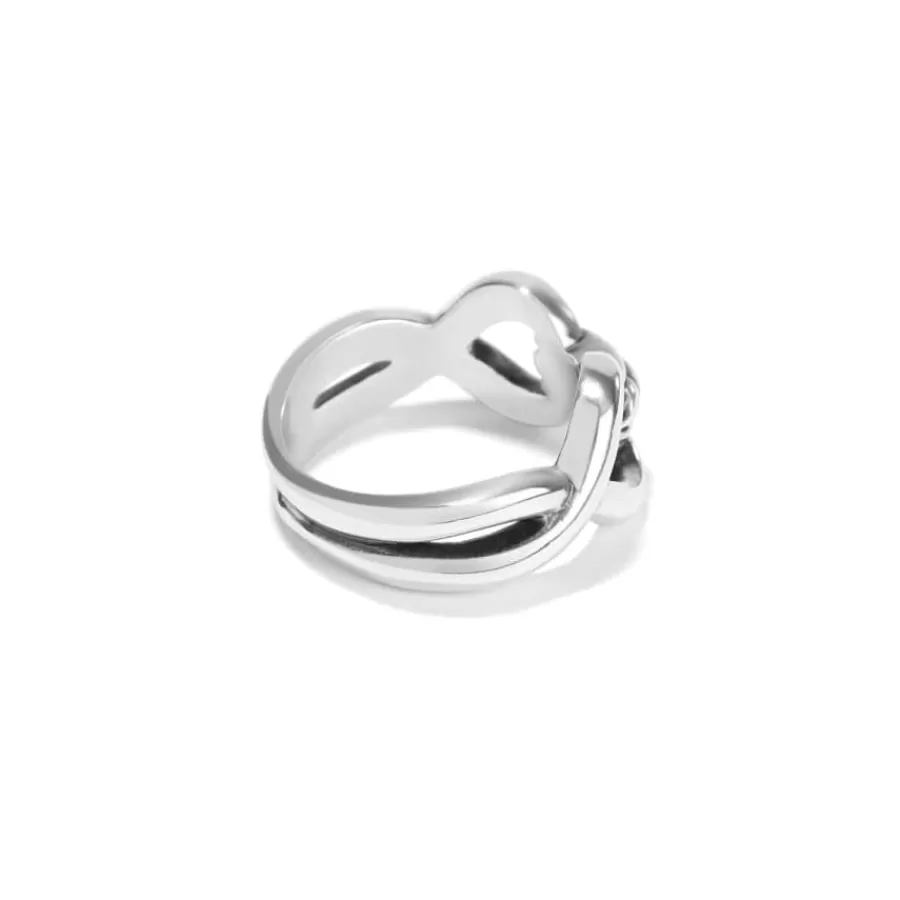 Rings>Brighton Interlok Infinity Ring Silver