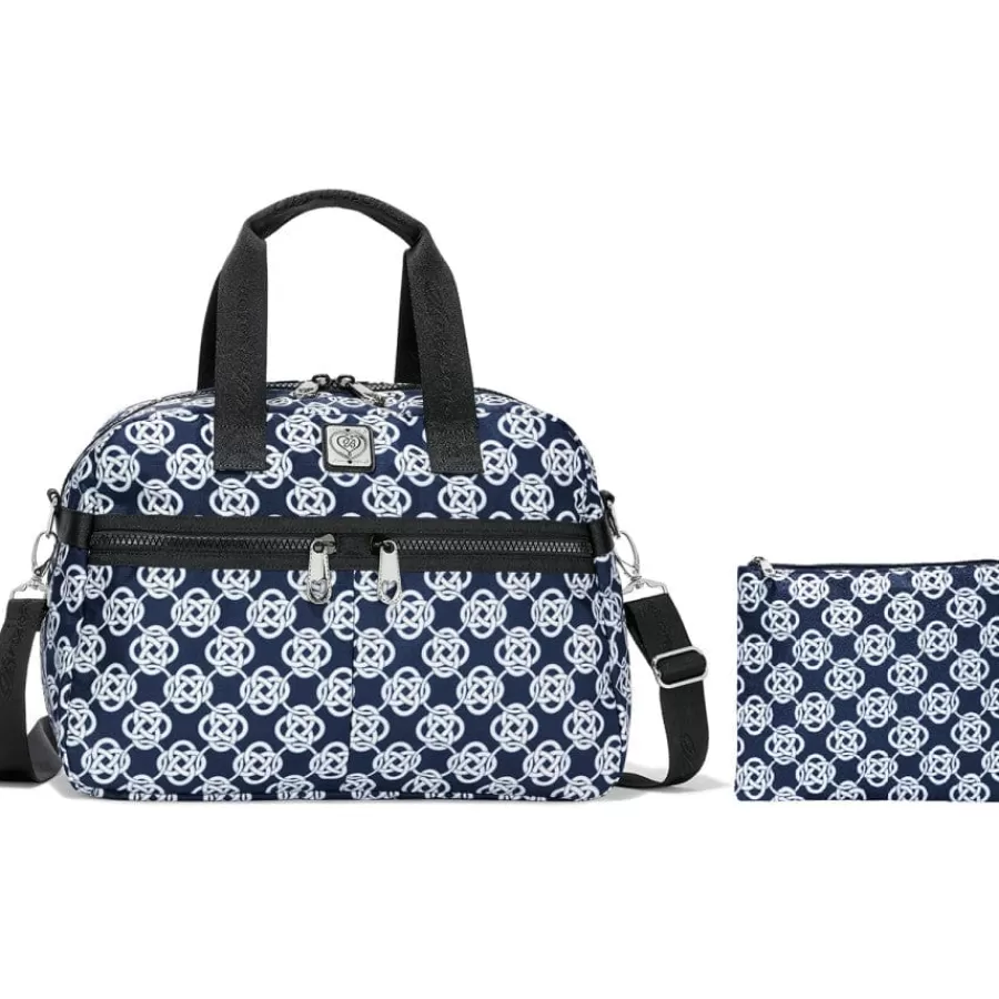 Luggage & Travel>Brighton Interlok Jetsetter Duffel Blue