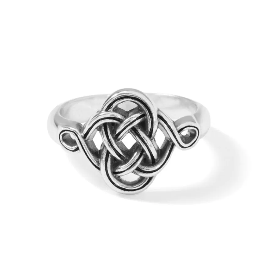 Rings>Brighton Interlok Knot Ring Silver