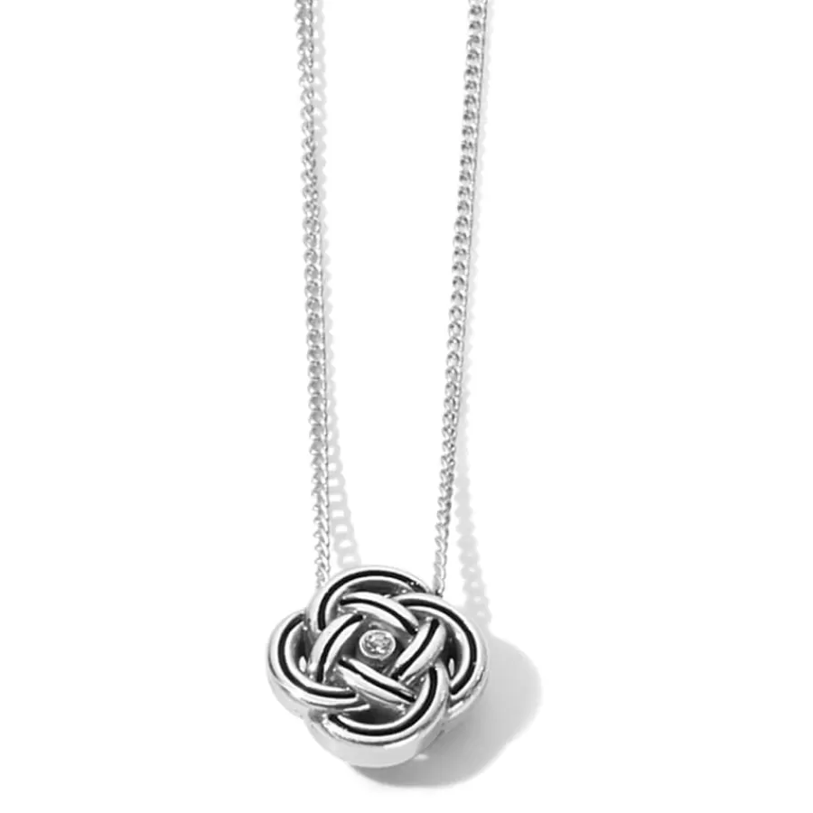 Necklaces>Brighton Interlok Mini Necklace Silver