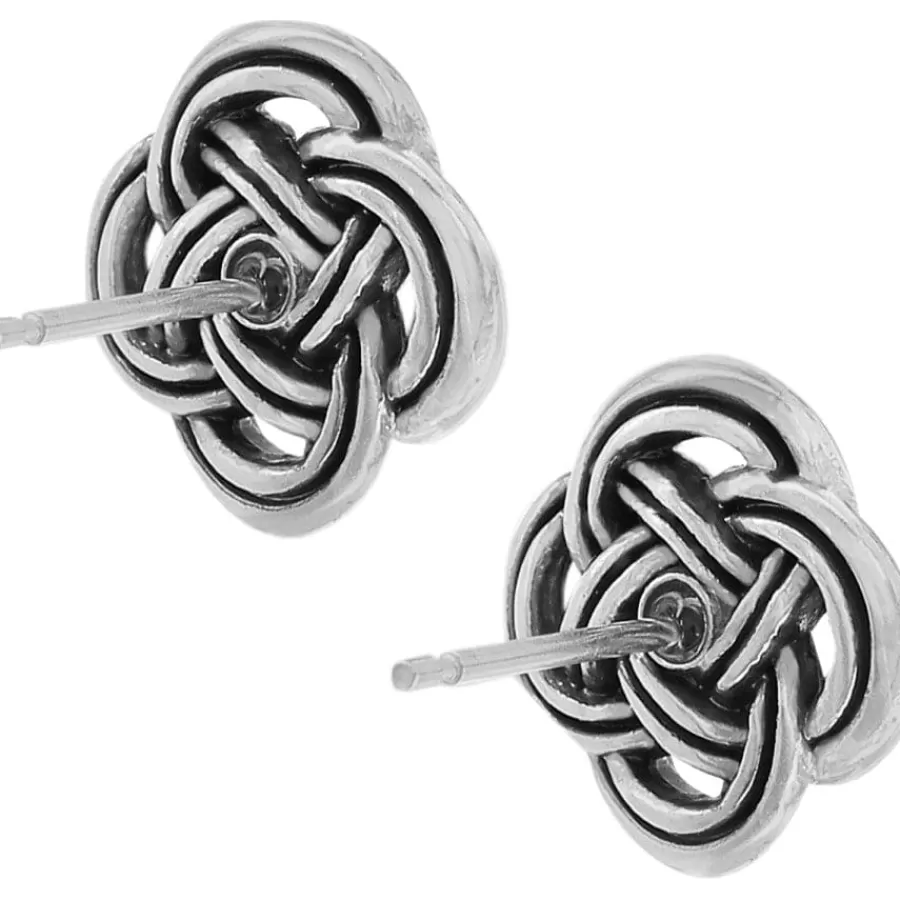 Earrings>Brighton Interlok Post Earrings Silver