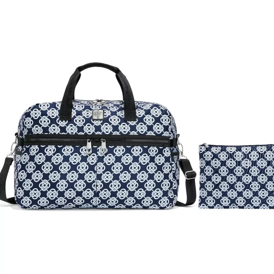 Luggage & Travel>Brighton Interlok Round Tripper Duffel Blue