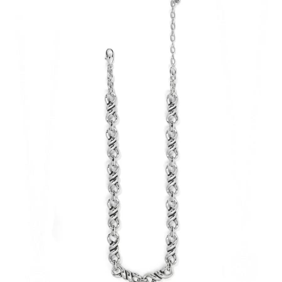 Necklaces>Brighton Interlok Twist Collar Necklace Silver