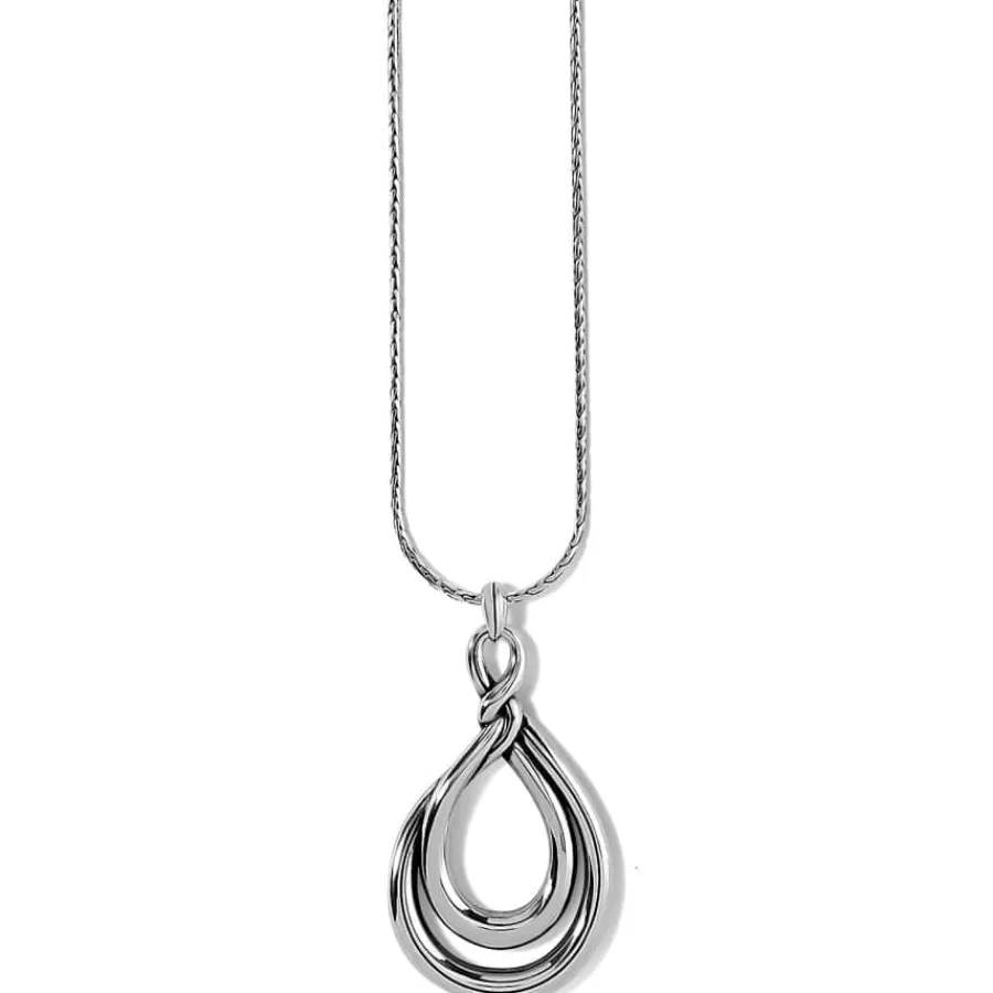 Necklaces>Brighton Interlok Twist Convertible Necklace Silver