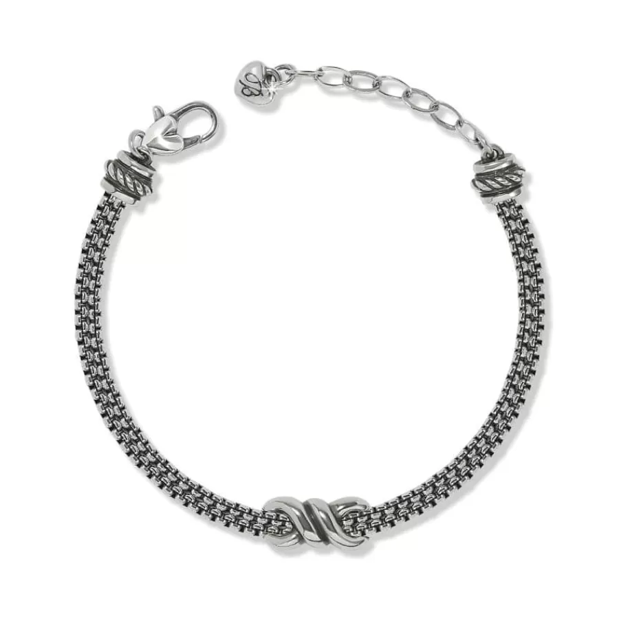 Bracelets>Brighton Interlok Twist Double Bracelet Silver