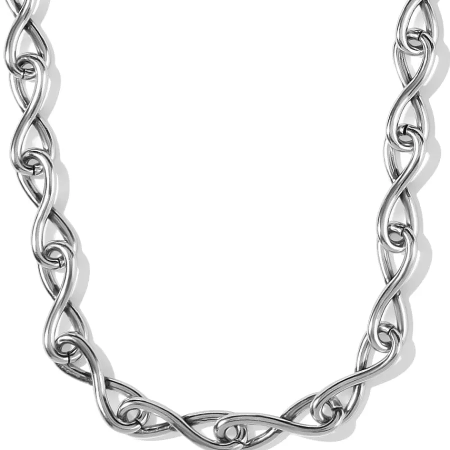 Necklaces>Brighton Interlok Twist Necklace Silver